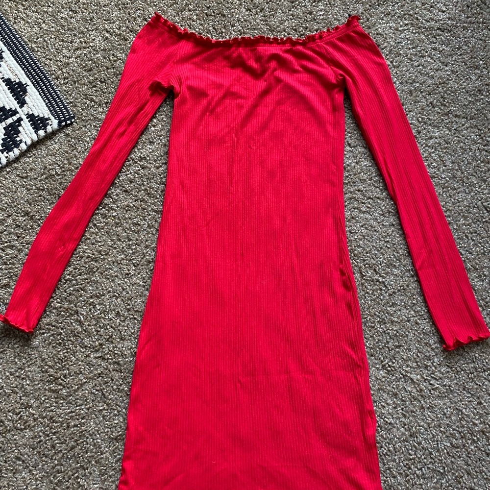 Mini Red Bodycon Dress